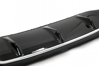 Rear Diffuser with Chrome Exhaust Tips E63 Design for Mercedes E-Class W213 Sport Line (2016–2019)