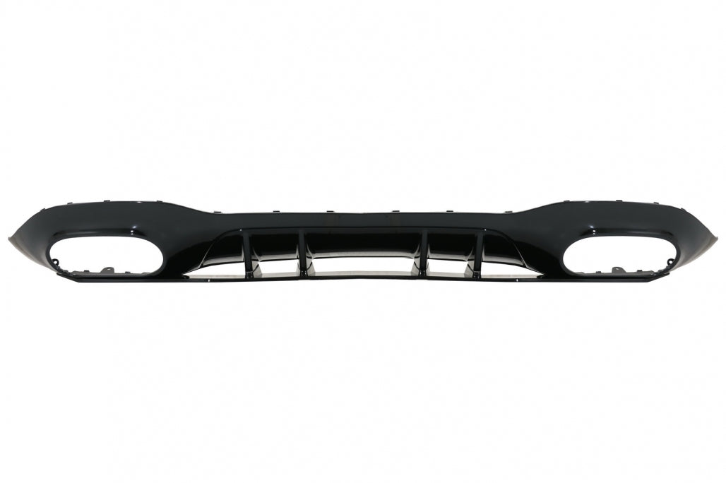 Rear Diffuser with Chrome Exhaust Tips and Mirror Covers for Mercedes A-Class W177 Hatchback (2018–2022)