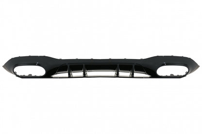 Rear Diffuser with Chrome Exhaust Tips and Mirror Covers for Mercedes A-Class W177 Hatchback (2018–2022)