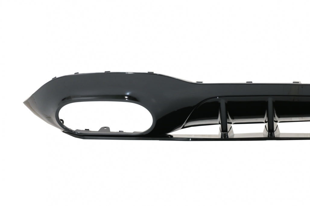 Rear Diffuser with Chrome Exhaust Tips and Mirror Covers for Mercedes A-Class W177 Hatchback (2018–2022)