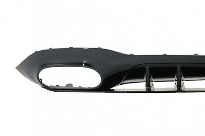Rear Diffuser with Chrome Exhaust Tips and Mirror Covers for Mercedes A-Class W177 Hatchback (2018–2022)