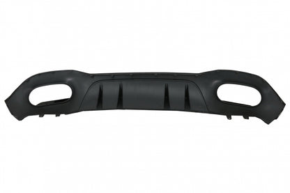 Rear Diffuser with Chrome Exhaust Tips and Mirror Covers for Mercedes A-Class W177 Hatchback (2018–2022)