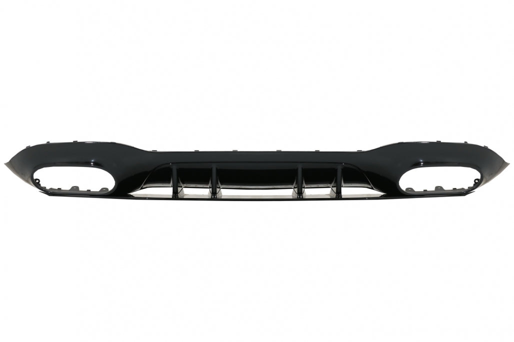 Rear Diffuser with Chrome Exhaust Tips for Mercedes A-Class V177 Sedan (2018–Up)