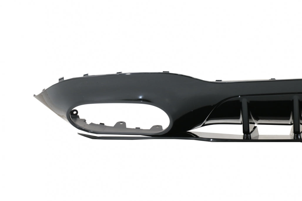 Rear Diffuser with Chrome Exhaust Tips for Mercedes A-Class V177 Sedan (2018–Up)