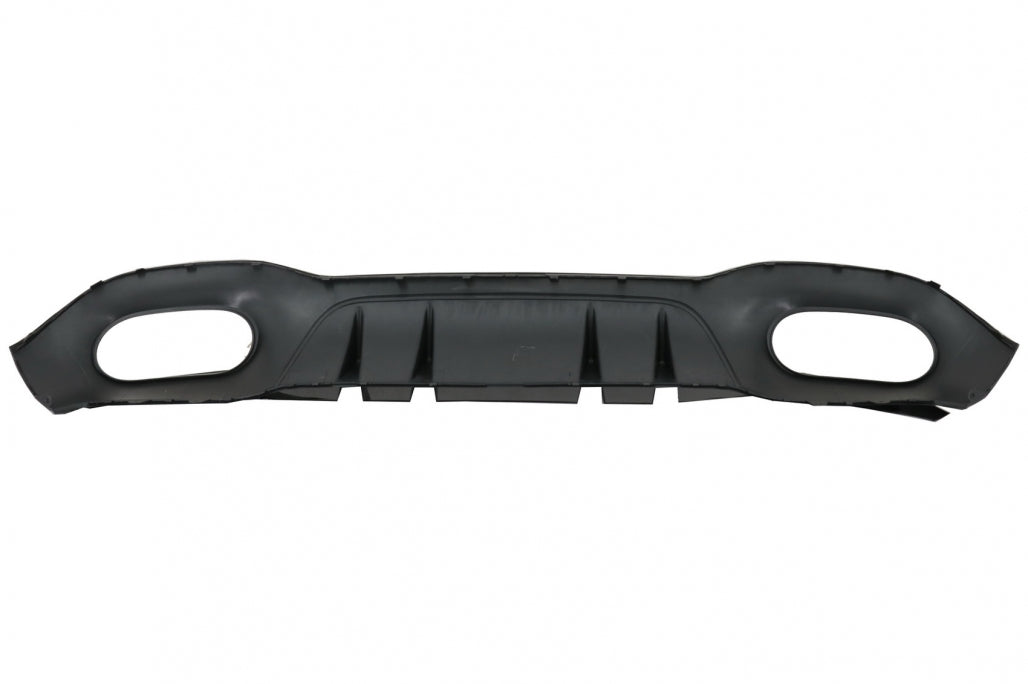 Rear Diffuser with Chrome Exhaust Tips for Mercedes A-Class V177 Sedan (2018–Up)