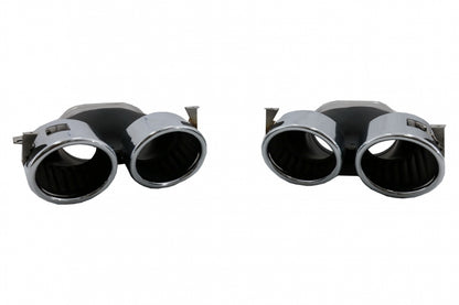 Rear Diffuser with Chrome Exhaust Tips for Mercedes A-Class V177 Sedan (2018–Up)