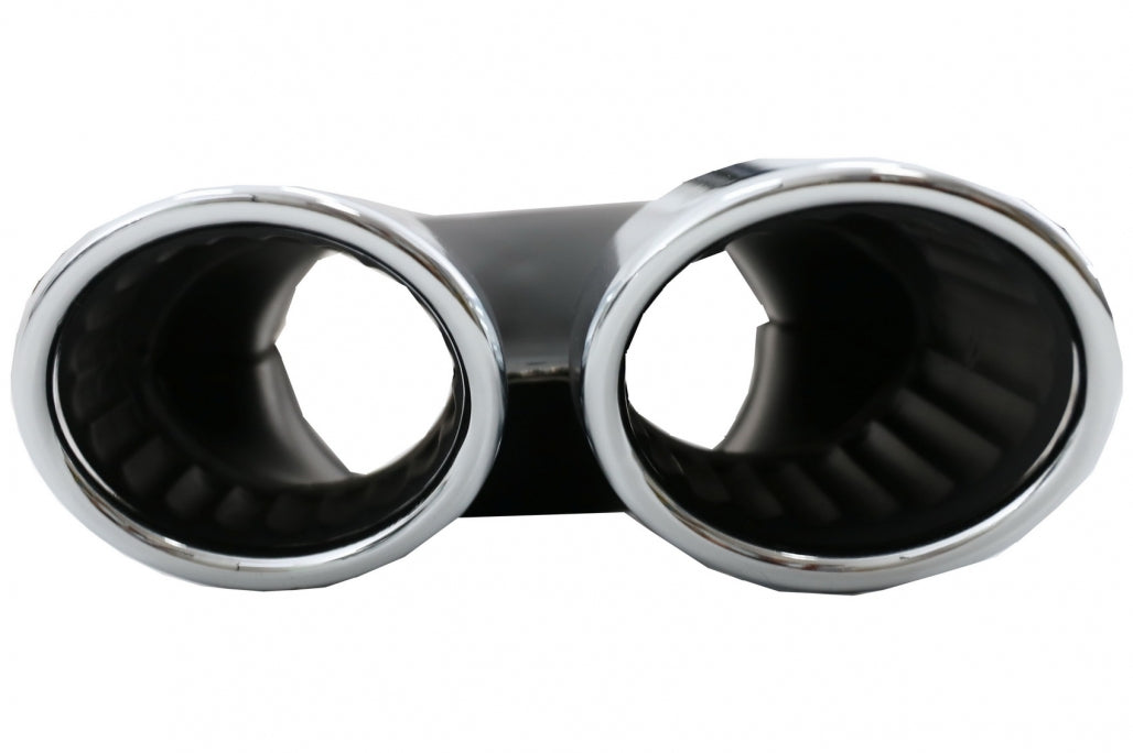 Rear Diffuser with Chrome Exhaust Tips for Mercedes A-Class V177 Sedan (2018–Up)