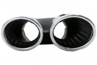 Rear Diffuser with Chrome Exhaust Tips for Mercedes A-Class V177 Sedan (2018–Up)