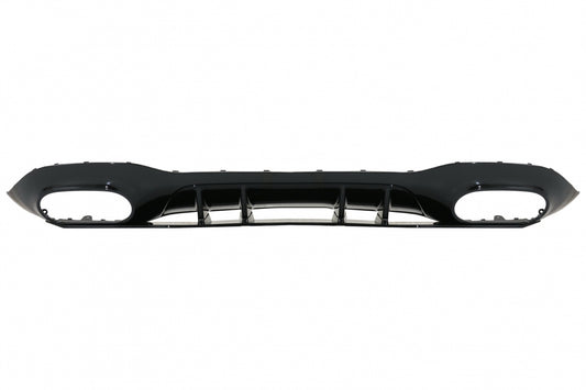 Rear Diffuser with Chrome Exhaust Tips for Mercedes A-Class W177 Hatchback (2018–Up)
