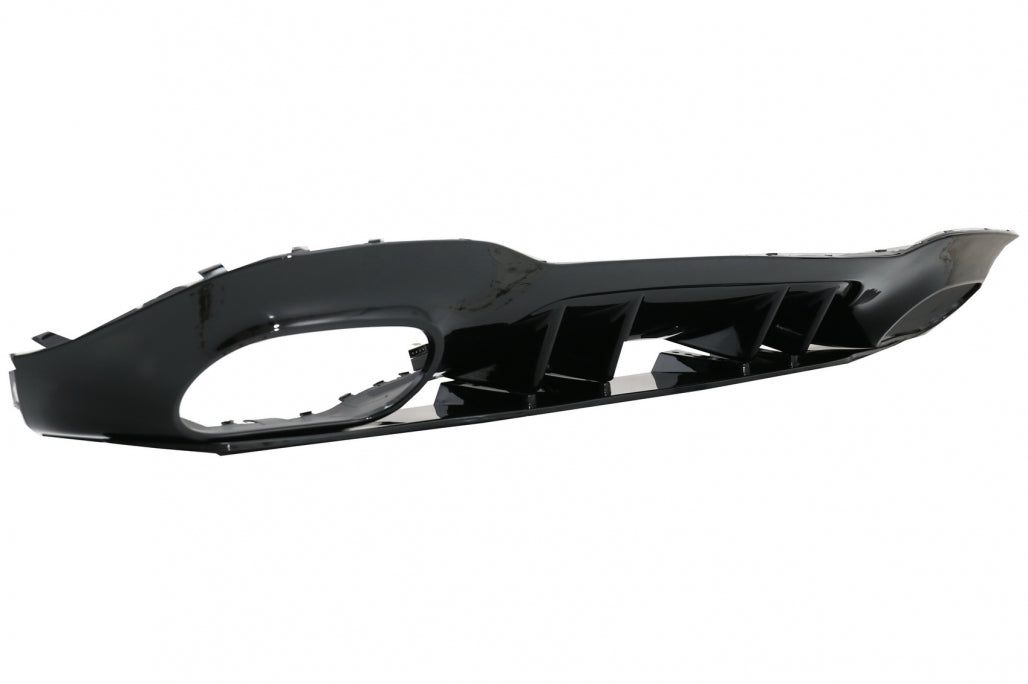 Rear Diffuser with Chrome Exhaust Tips for Mercedes A-Class W177 Hatchback (2018–Up)