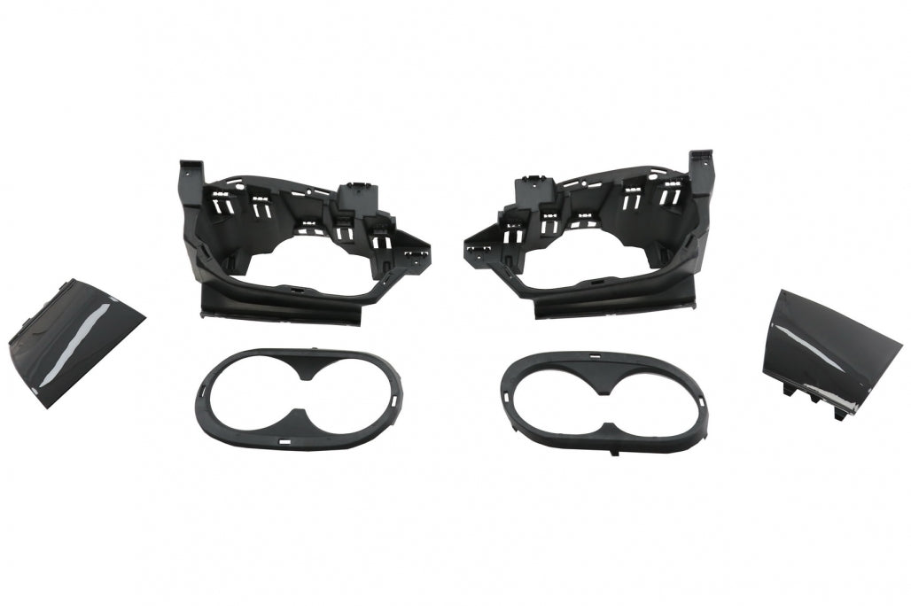 Rear Diffuser with Chrome Exhaust Tips for Mercedes A-Class W177 Hatchback (2018–Up)