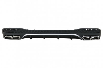 Rear Diffuser with Exhaust Muffler Tips for Mercedes GLE W166 SUV Sport Line (2015–2018)