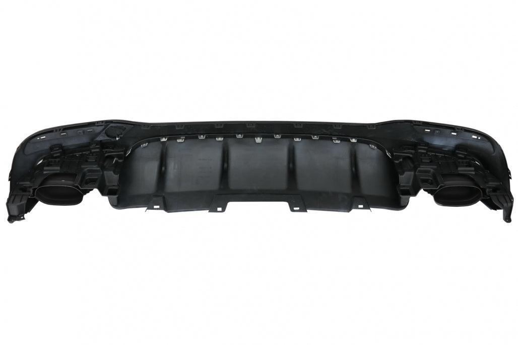 Rear Diffuser with Exhaust Muffler Tips for Mercedes GLE W166 SUV Sport Line (2015–2018)