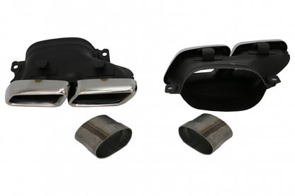 Rear Diffuser with Exhaust Muffler Tips for Mercedes GLE W166 SUV Sport Line (2015–2018)