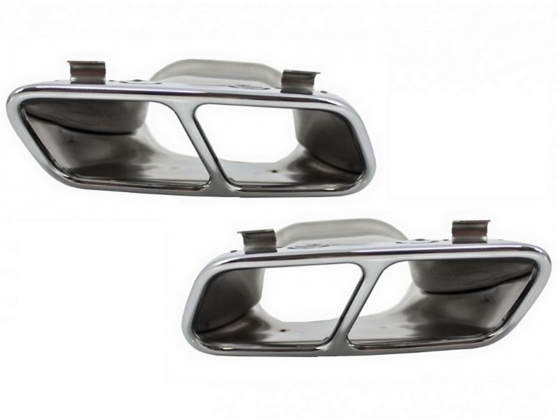Rear Diffuser with Exhaust Tips A45 Facelift Design for Mercedes A-Class W176 (2013–2018)