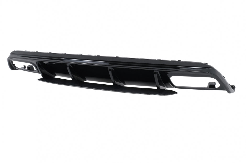 Rear Diffuser with Exhaust Tips A45 Facelift Design for Mercedes A-Class W176 (2013–2018)