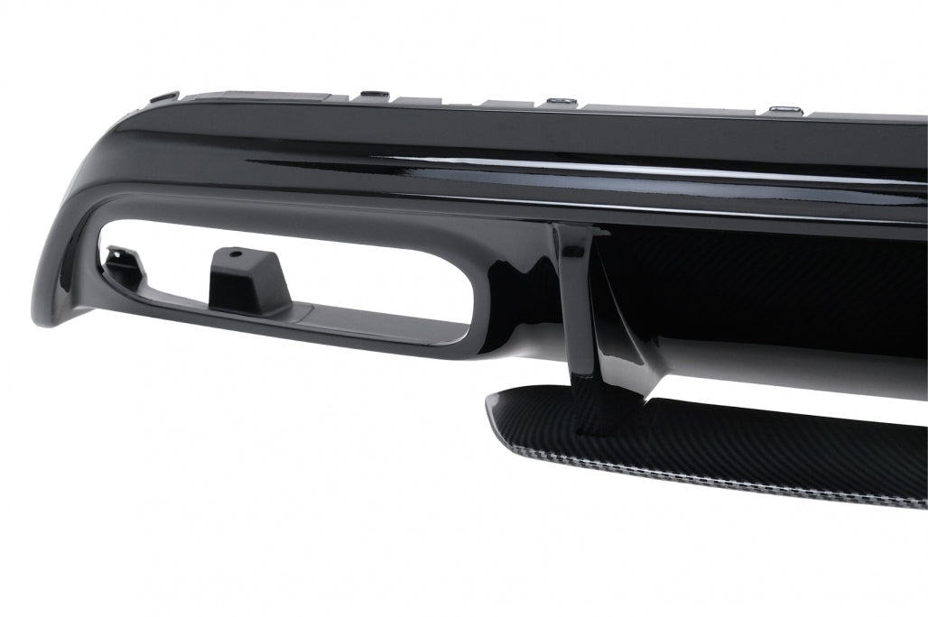 Rear Diffuser with Exhaust Tips A45 Facelift Design for Mercedes A-Class W176 (2013–2018)