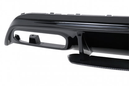Rear Diffuser with Exhaust Tips A45 Facelift Design for Mercedes A-Class W176 (2013–2018)