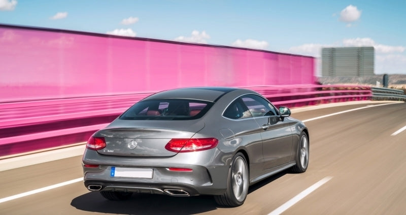 Rear Diffuser with Exhaust Tips C63 Design for Mercedes C-Class C205 A205 (2014–2019)