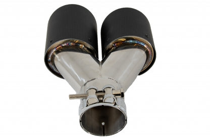 Rear Diffuser with Exhaust Tips Twin Double Outlet M Design for BMW 3 Series F30 F31 (2011–Up)