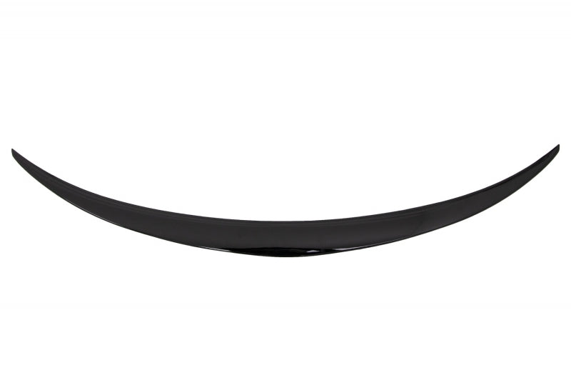 Rear Diffuser with Exhaust Tips and Trunk Spoiler Piano Black for Mercedes C-Class W205 Sedan AMG Line (2014–2020)