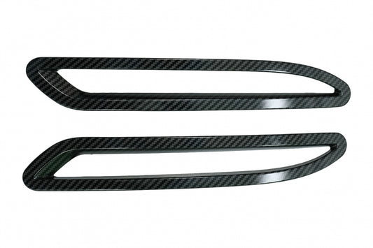Rear Reflector Frame Trim Covers Carbon Look for Mercedes A-Class V177 AMG Line (2018–Up)