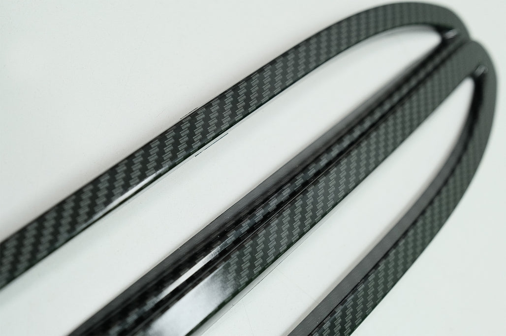 Rear Reflector Frame Trim Covers Carbon Look for Mercedes A-Class V177 AMG Line (2018–Up)