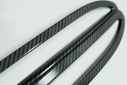 Rear Reflector Frame Trim Covers Carbon Look for Mercedes A-Class V177 AMG Line (2018–Up)
