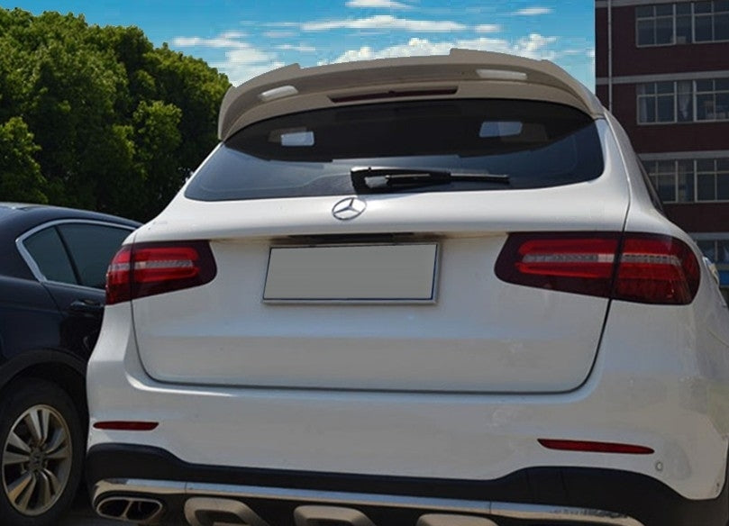 Rear Roof Spoiler Wing Add-On Piano Black for Mercedes GLC X253 SUV (2015–Up)