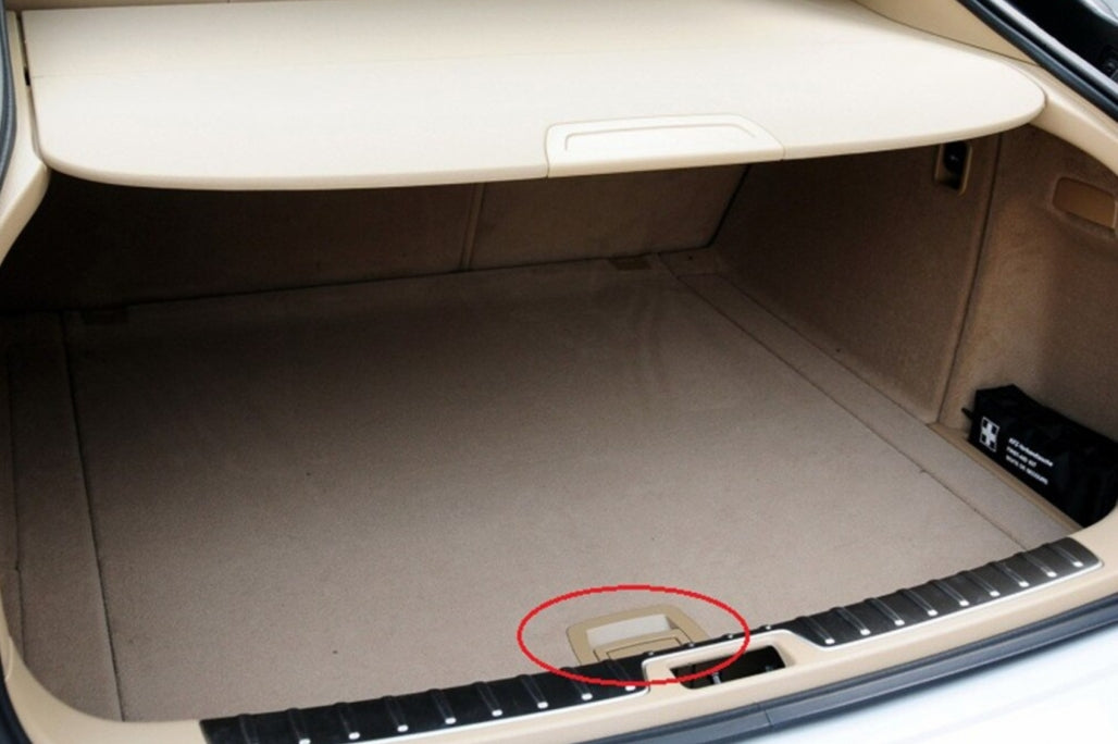 Rear Trunk Mat Handle Beige for BMW 5 Series E61  X5 E70  X6 E71 E72 (2003-2015)