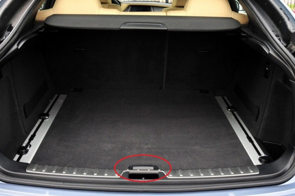 Rear Trunk Mat Handle Black for BMW 5 Series E61  X5 E70  X6 E71 E72 (2003-2015)