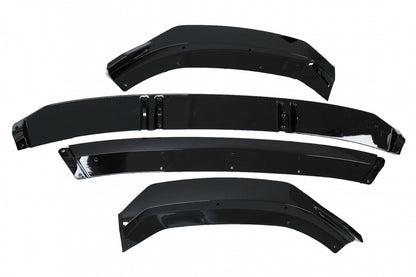 Rear Bumper Valance Diffuser with Front Spoiler Lip Audi A3 8V Hatchback Sportback Facelift (2017-2019) RS3 S-line Piano Black