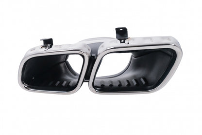 Rear Diffuser GLE63 Design with Chrome Exhaust Tips for Mercedes GLE W167 SUV (2019–Up) Sport Line