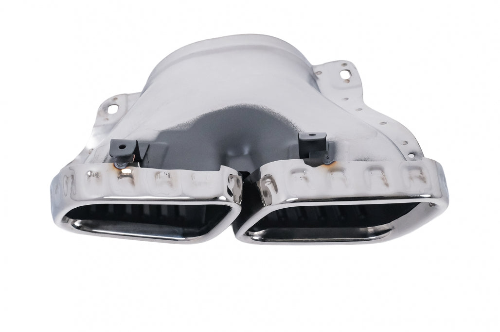 Rear Diffuser GLE63 Design with Chrome Exhaust Tips for Mercedes GLE W167 SUV (2019–Up) Sport Line
