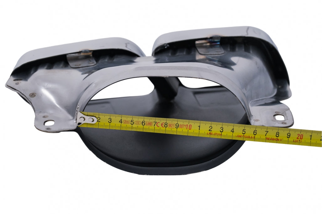 Rear Diffuser GLE63 Design with Chrome Exhaust Tips for Mercedes GLE W167 SUV (2019–Up) Sport Line