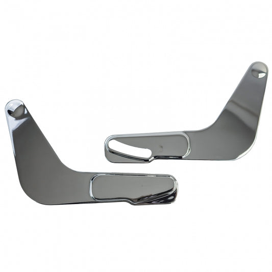 Right Chrome Seat Covers 2-Piece for Mercedes Pagoda W113 Series 1 (1963–1968)