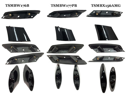 Roof Boot Lid Spoiler A45 Design Piano Black for Mercedes A-Class W176 (2012–2018)
