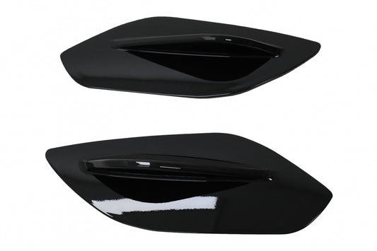 Roof Spoiler Side Extensions Piano Black for Mercedes A-Class W176 W177 GLA X156 H247