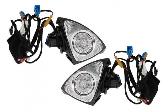 Rotary LED Tweeters 64 Colors for Mercedes C-Class W205 C205 S205 (2014–2018)
