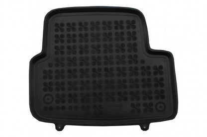 Rubber Floor Mat Black compatible with Audi A1 II GB 2018-up Sportback and Citycarver, custom-fit, 3 cm edge, odor-free material.