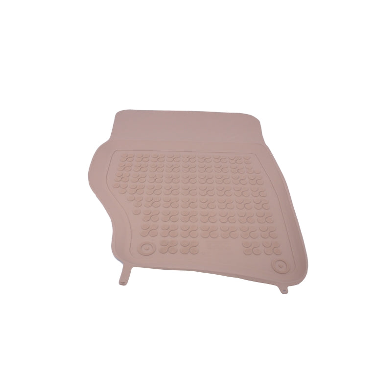 Rubber Floor Mats Beige for Audi Q7 I 4L (2005–2015)