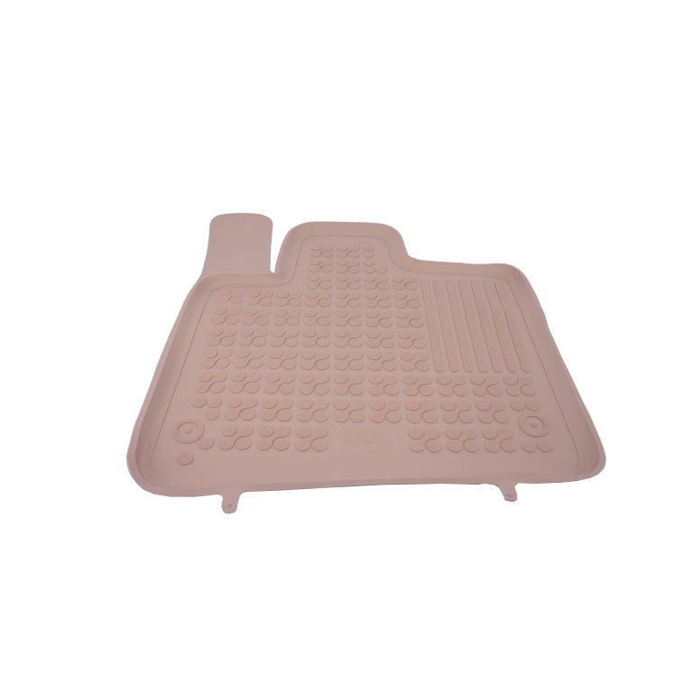 Rubber Floor Mats Beige for Audi Q7 I 4L (2005–2015)