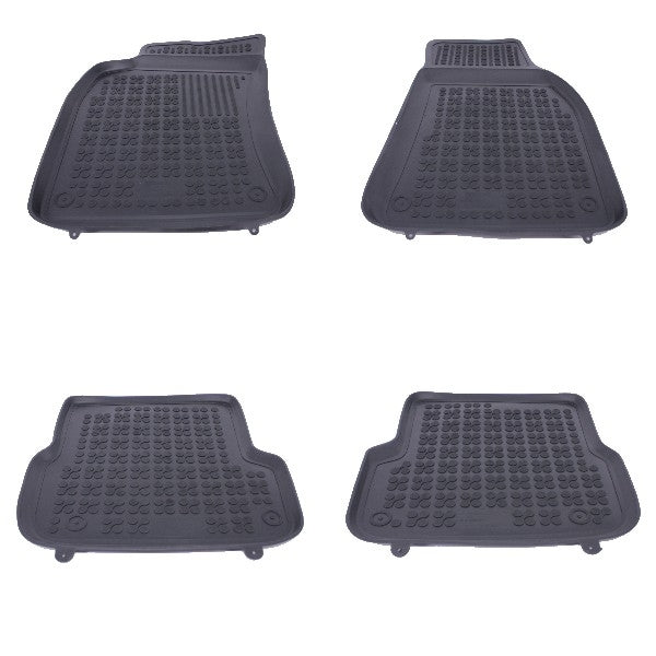 Rubber Floor Mats Black for Audi A6 4F C6 (2008–2011)