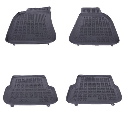 Rubber Floor Mats Black for Audi A6 4F C6 (2008–2011)