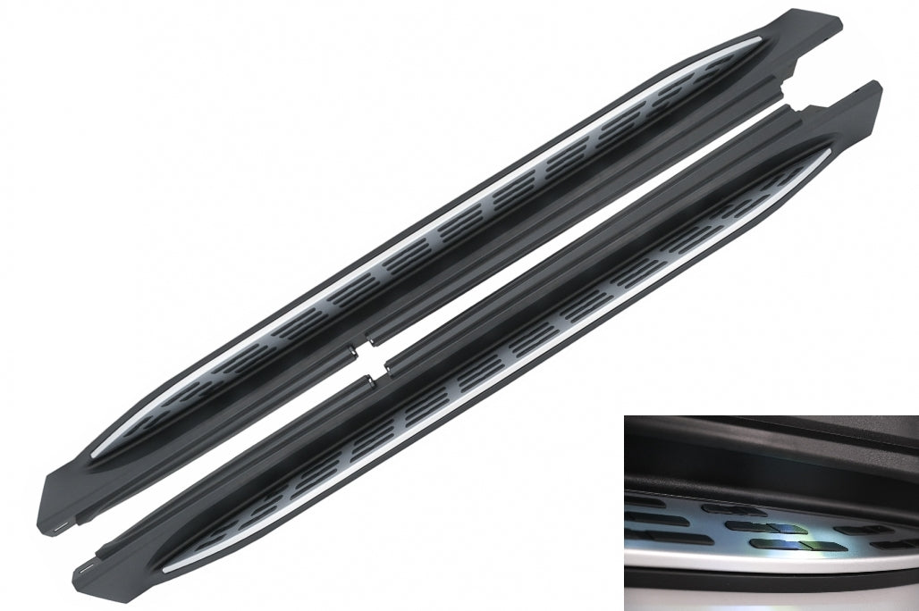 Running Boards Side Steps with LED Courtesy Light for Mercedes GLE W167 (2019–Up)