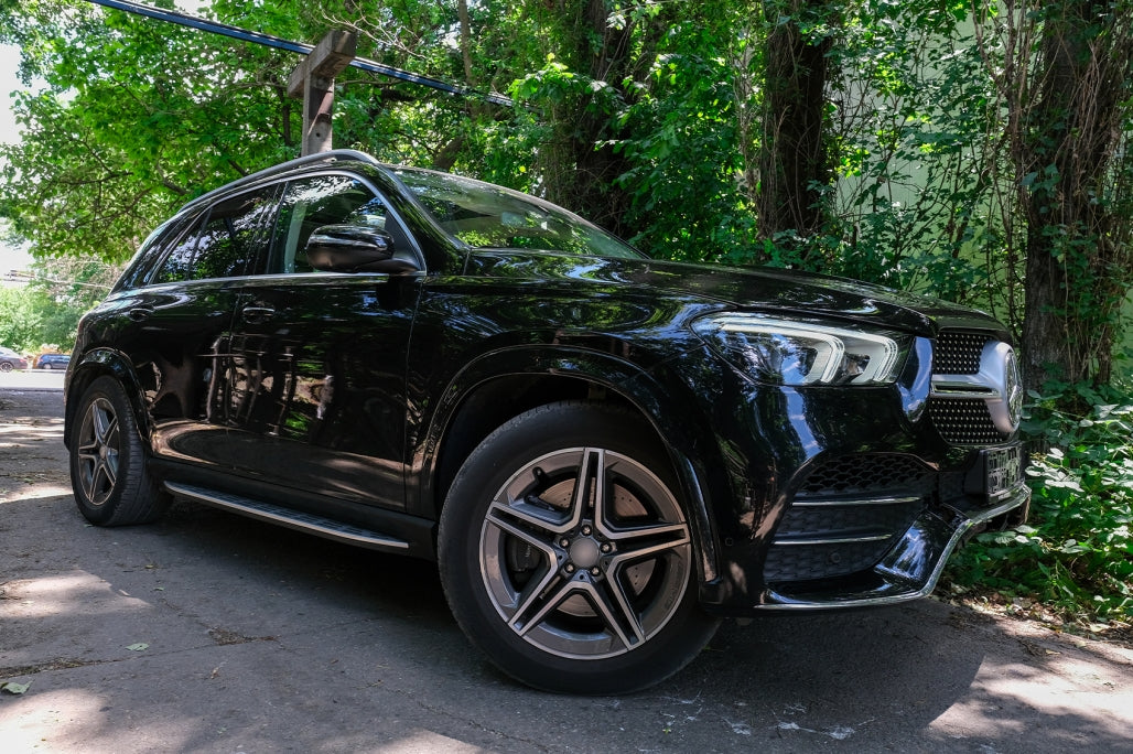 Running Boards Side Steps with LED Courtesy Light for Mercedes GLE W167 (2019–Up)