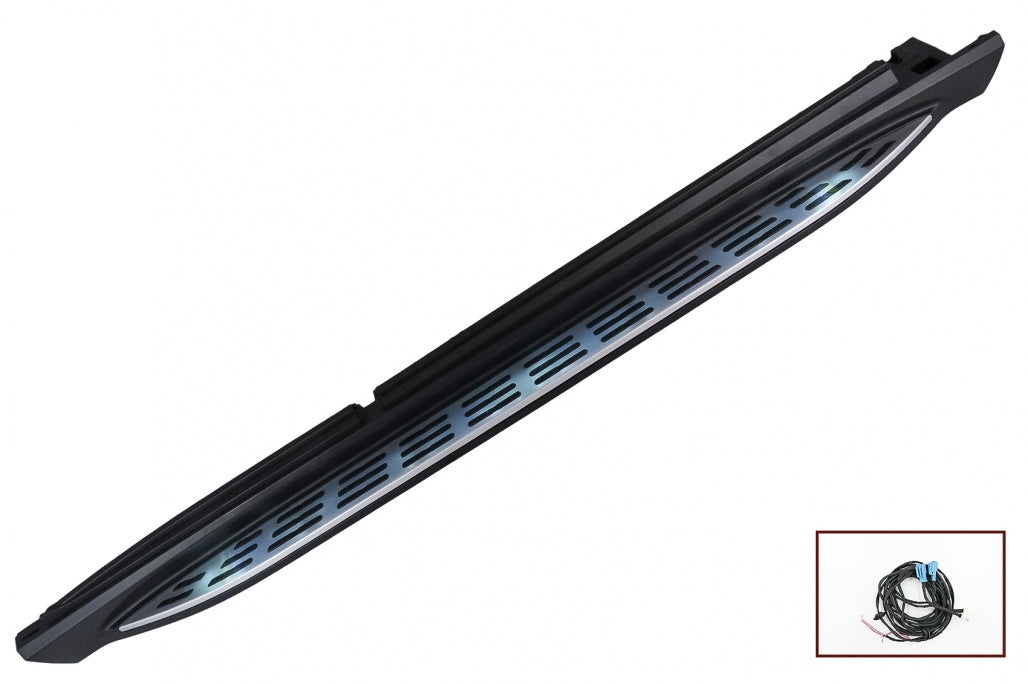 Running Boards Side Steps with LED Courtesy Light for Mercedes GLE W167 (2019–Up)