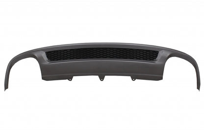 S-Line Design Rear Bumper Air Diffuser with Carbon Fiber Exhaust Tips for Audi A4 B8 Facelift Limousine / Avant (2012–2015) – Standard Bumper