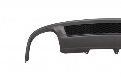 S-Line Design Rear Bumper Air Diffuser with Carbon Fiber Exhaust Tips for Audi A4 B8 Facelift Limousine / Avant (2012–2015) – Standard Bumper