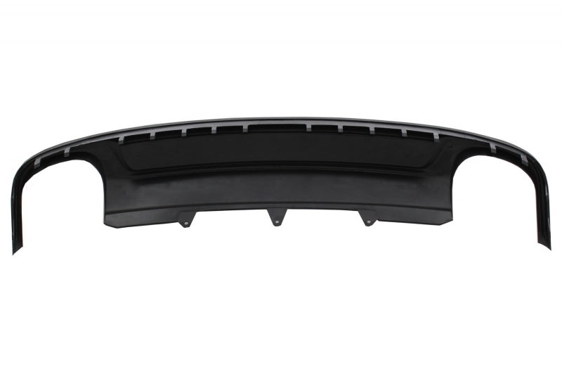 S-Line Design Rear Bumper Air Diffuser with Carbon Fiber Exhaust Tips for Audi A4 B8 Facelift Limousine / Avant (2012–2015) – Standard Bumper